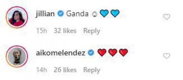 Jillian Ward and Aiko Melendez react to Katrinas photo