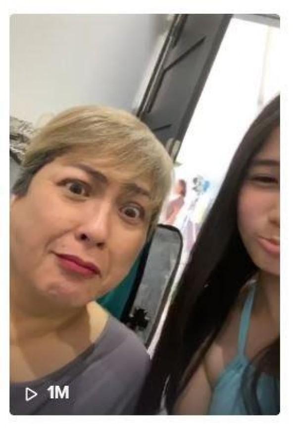 Sofia Pablos TikTok video with Gina Alajar now has over 1 million views