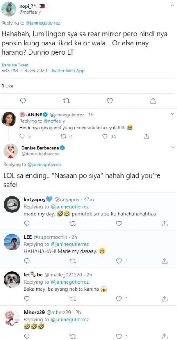 Netizens comment on Janine Gutierrez nang iwan post