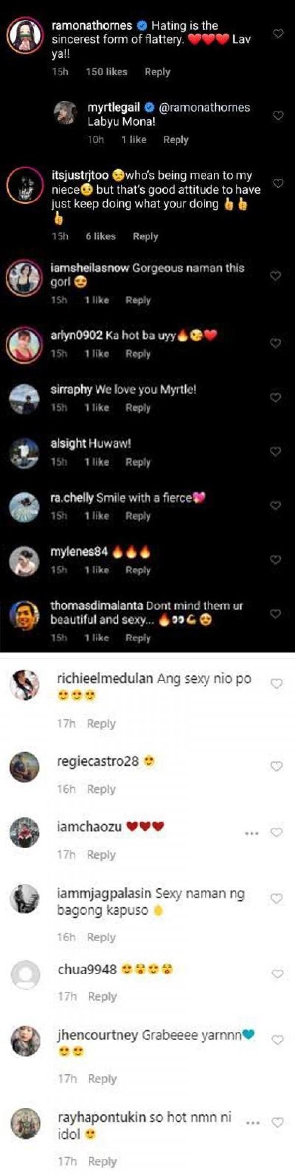 Netizens laud Myrtle Sarrosa body