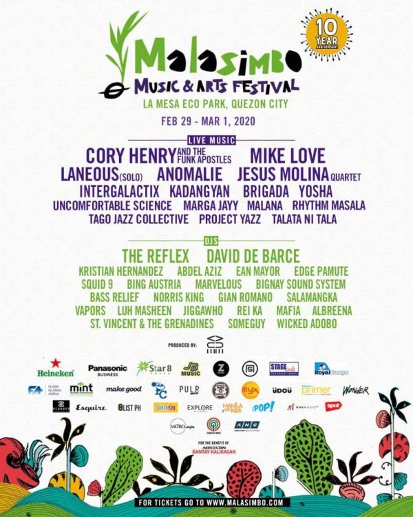 Malasimbo Music & Arts Festival 2020 / Image source: malasimbo.com