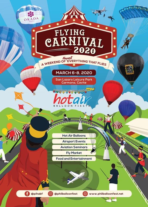 Flying Carnival 2020 / Image source: Philippine International Hot Air Balloon Fiesta (FB)