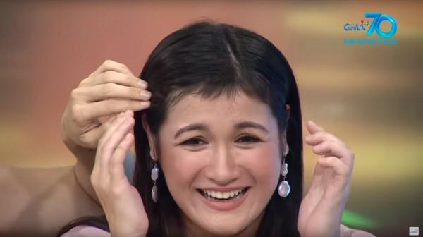 Camille Prats shows her baby bangs on Mars Pa More