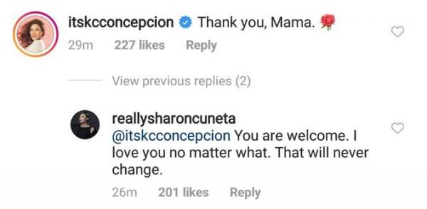 Kumento ni KC sa post ni Sharon Cuneta