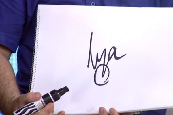 Iya Villania's name handwritten by her on a paper  |  Image source: Mars Pa More