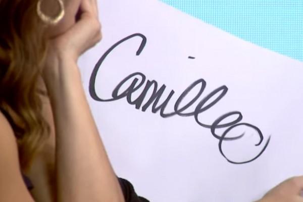 Camille Prats's name handwritten by her on a paper  |  Image source: Mars Pa More
