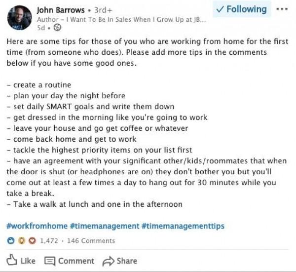 Source: John Barrows (Linkedin)