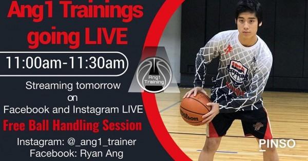 Ang1 Trainings live ball handling session