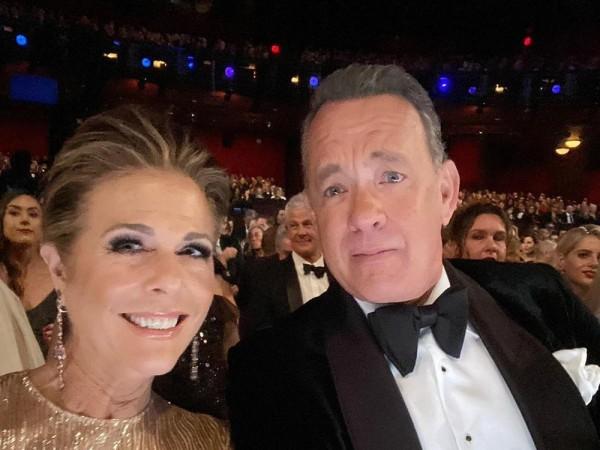 Rita Wilson and Tom Hanks 