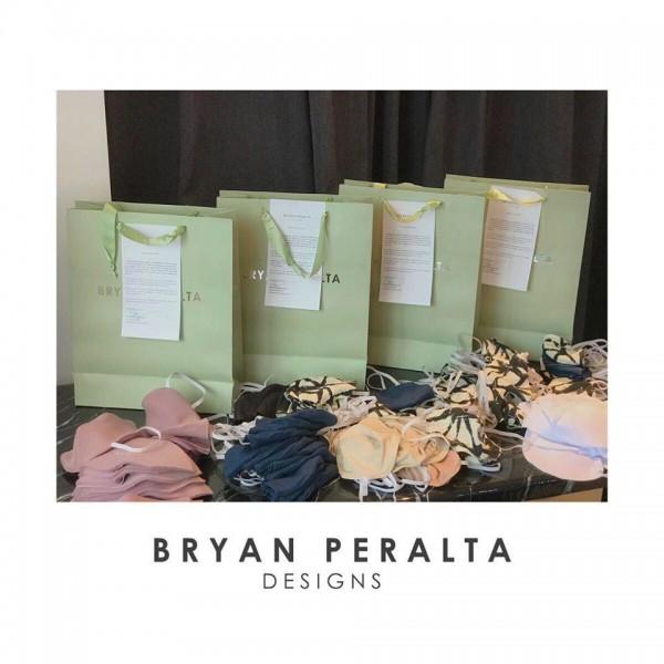 Some of the face masks donated by Bryan Peralta Designs / bryanperaltadesigns (FB)  