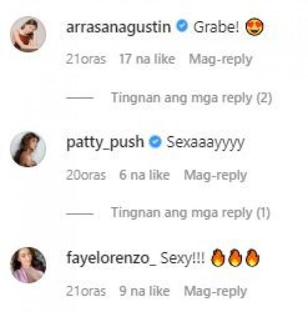 Celebrities react to Kim Domingo's sexier waistline.