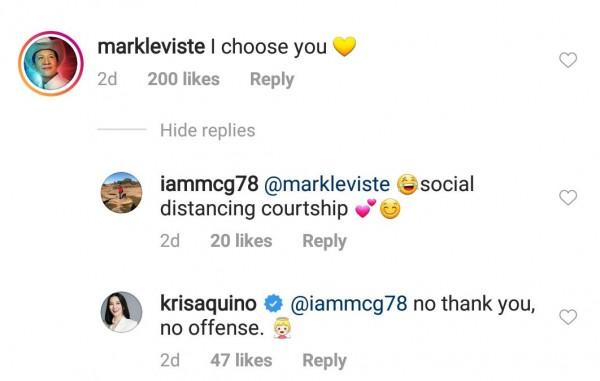 Batangas Vice Governor Mark Leviste tells Kris Aquino, &ldquo;I choose you.&rdquo;