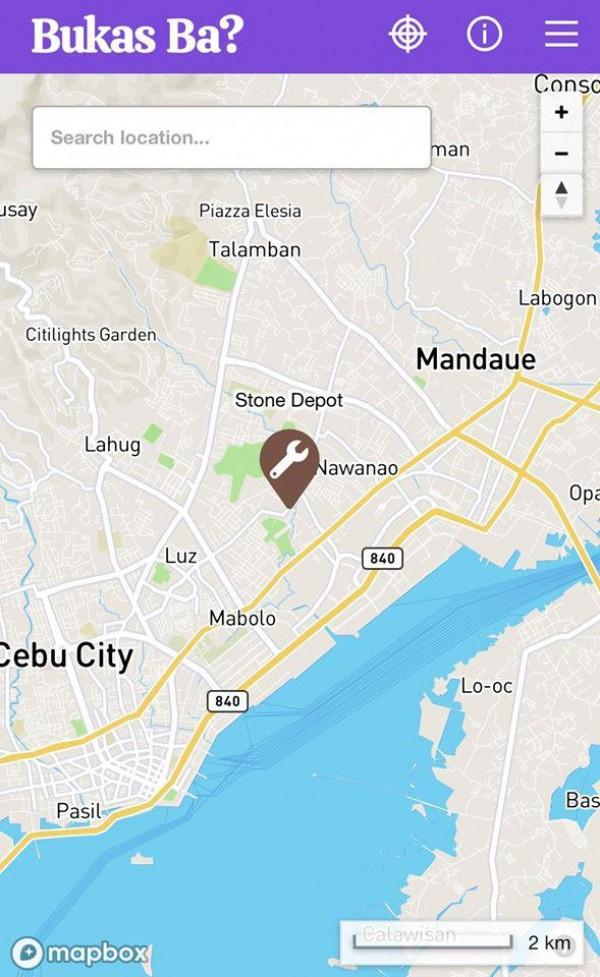 You can search for open establishments within your vicinity in the Bukas Ba app / Source: bukasbaph (FB)  