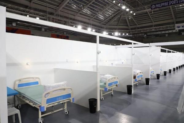 A closer look at the quarantine facility at the Ninoy Aquino Stadium at the Rizal Memorial Sports Complex / Source: TheBCDAGroup (FB) 