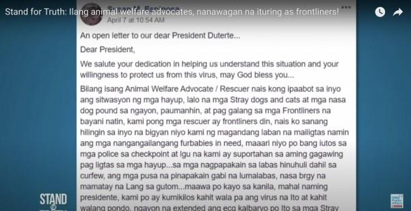 Animal welfare advocates plead to also be considered as frontliners during  COVID-19 pandemic | GMA Entertainment