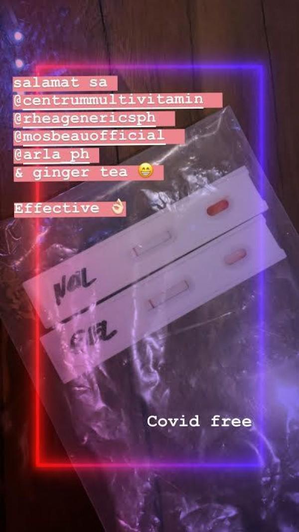 Angel Locsin and Neil Arce test negative for COVID 19