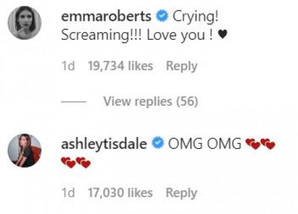 Lea Michelle received messages from Emma Roberts and Ashley Tisdale