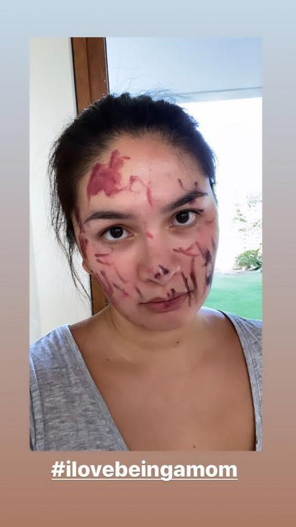 Pauleen Luna's face painting by Baby Tali