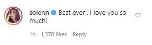 Solenn Heussaff s comment