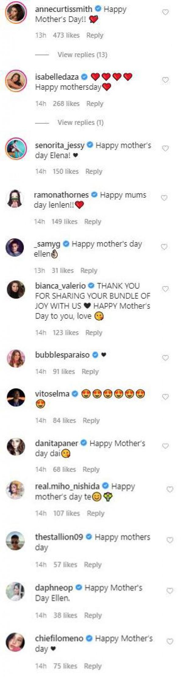 Celebrities greet Ellen Adarna on Mother s Day