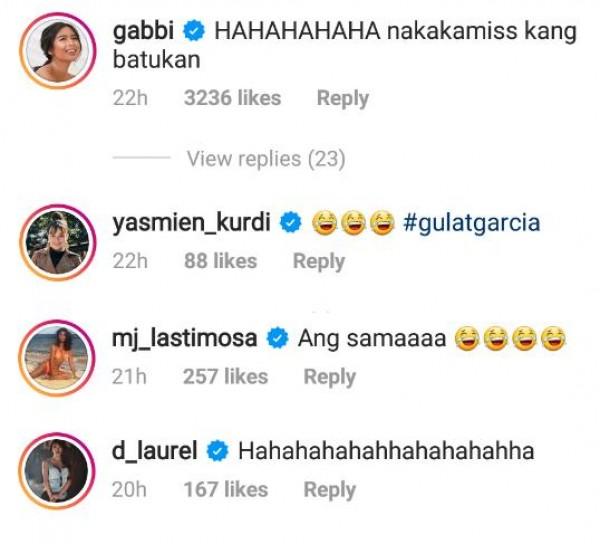 Celebrities react to Gabbi Garcia s gulat video