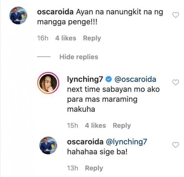 Komento ni Oscar Oida sa post ni Lyn Ching