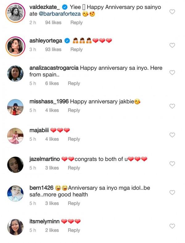 Celebrities and fans well wishes for JakBie