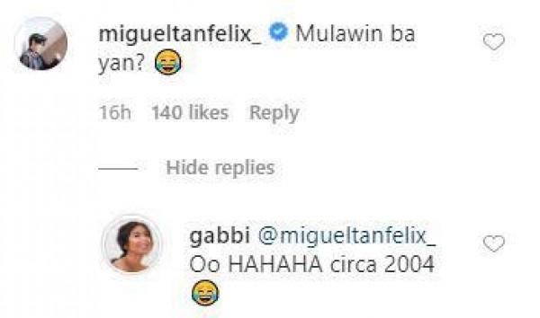 Miguel Tanfelix's comment on Gabbi Garcia's post