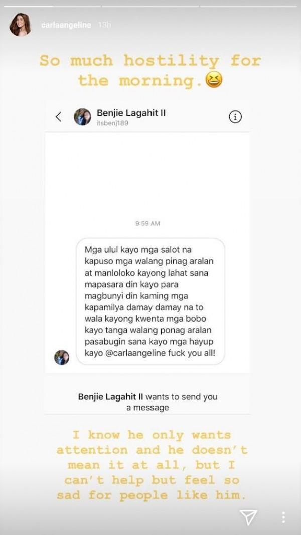 Sinagot ni Carla Abellana ang isang basher