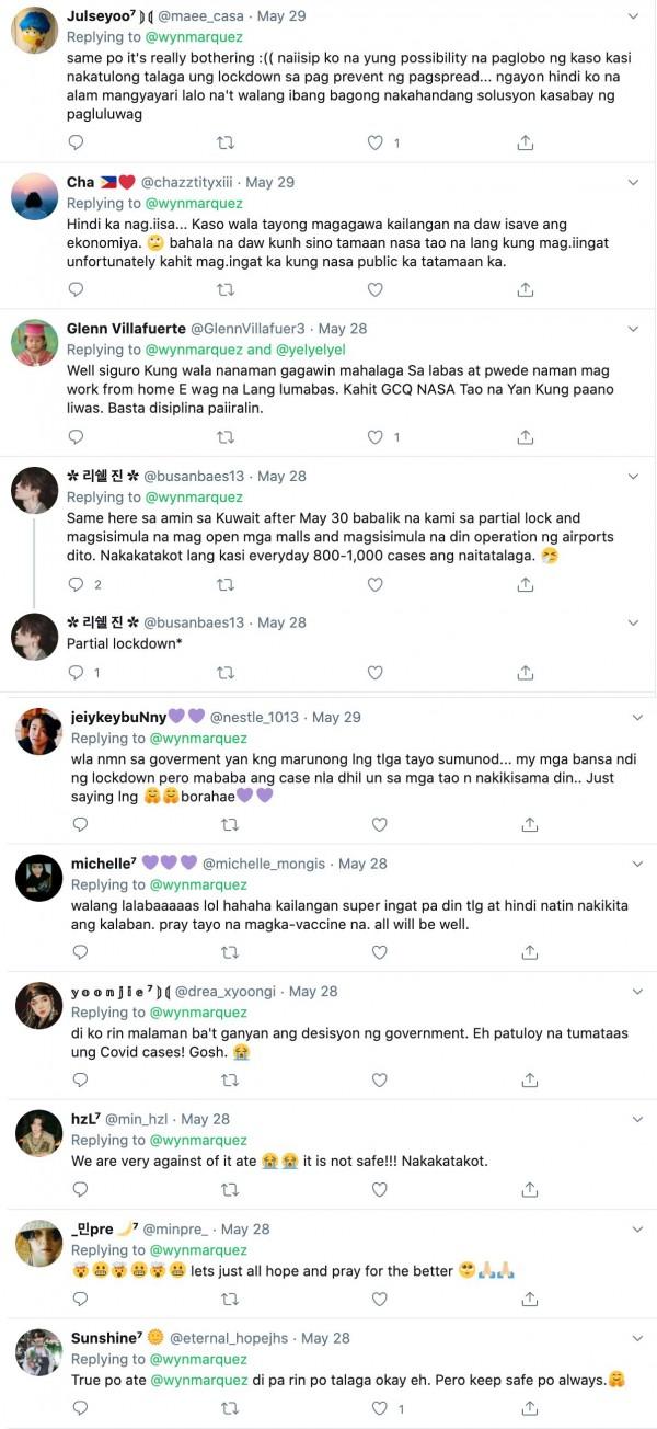 Mga reaksyon ng netizens sa Tweet ni Winwyn Marquez