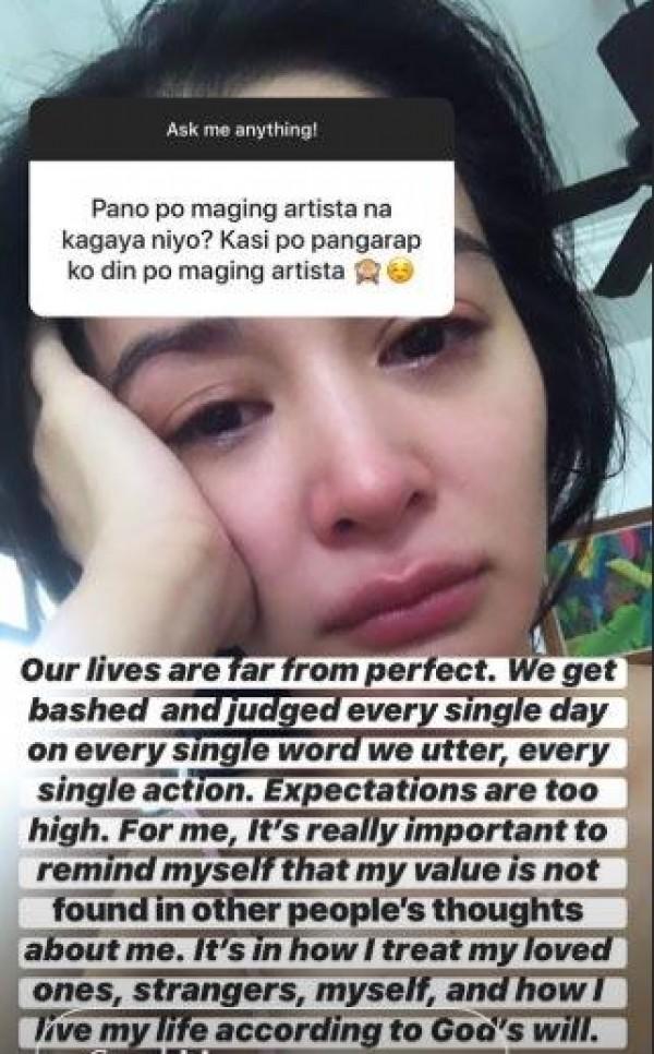 Kris Bernal on expectations