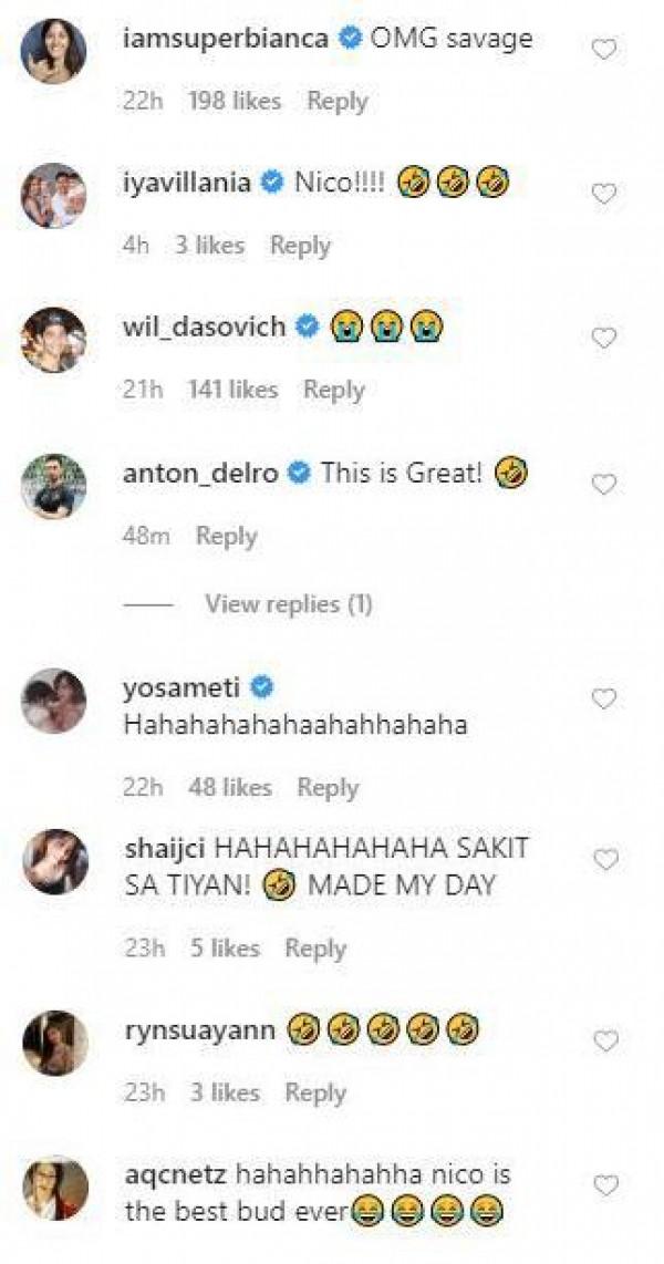 Nico Bolzico's friends and fans comment on his unboxing video