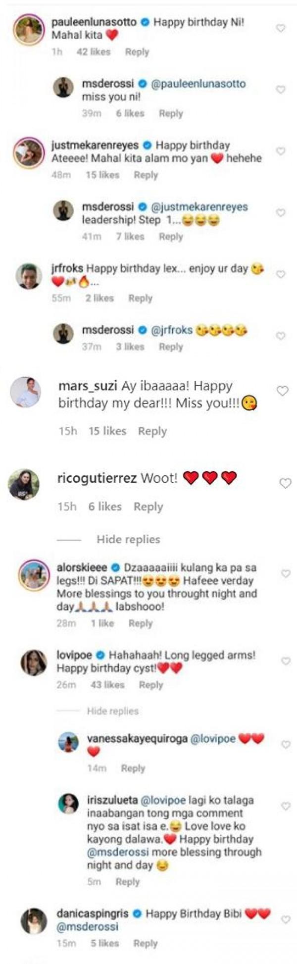 More birthday greeting for Alessandra de Rossi