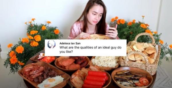 Mukbang with Kim Domingo Screenshot taken from Kim Domingo s YouTube