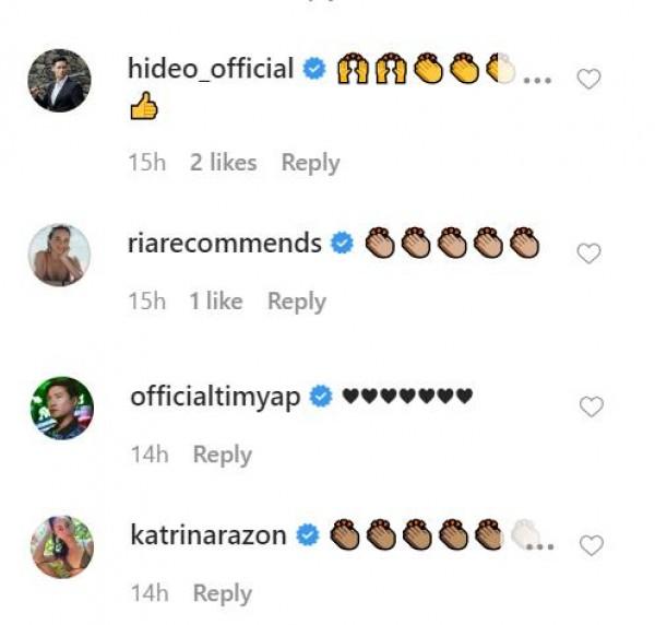 Celebrities reactions to Scarlet Snow Belo s Instagram photos