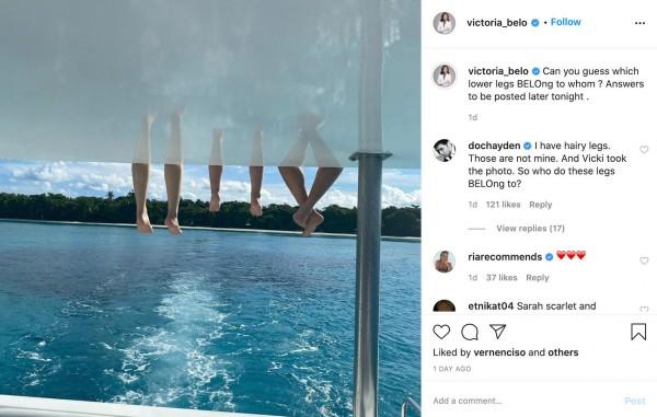 Vicki Belo s post with Hayden Kho s clues