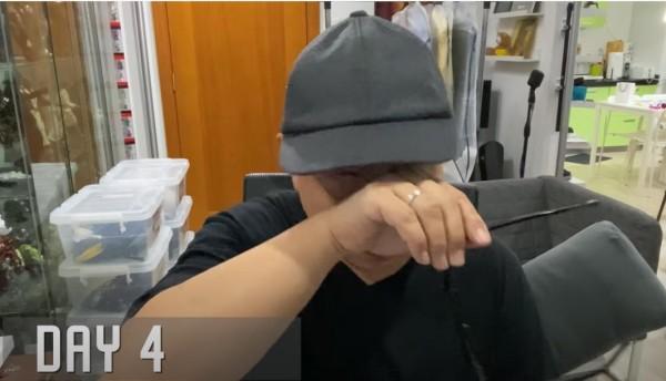 Bitoy on having COVID 19 Screenshot taken from Michael V s vlog