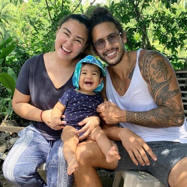 Gwen Zamora DJ Semerad and baby Cooper