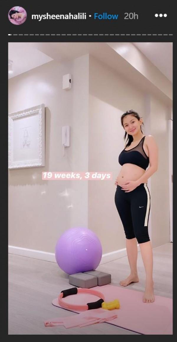 First time mom Sheena Halili