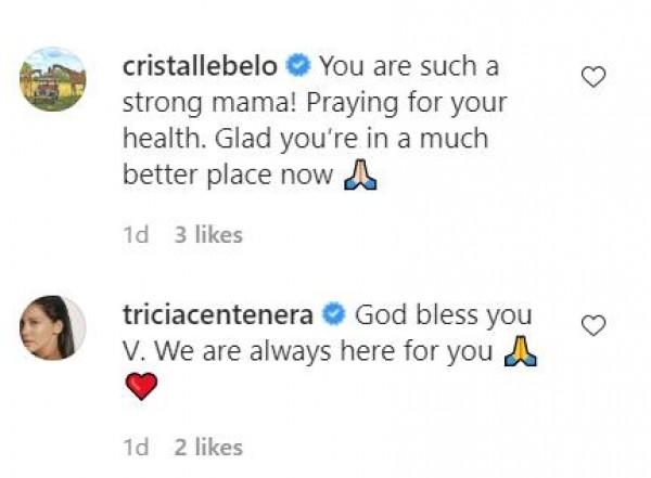 Screenshot taken from the comment section of Vanessa Matsunaga s Instagram account