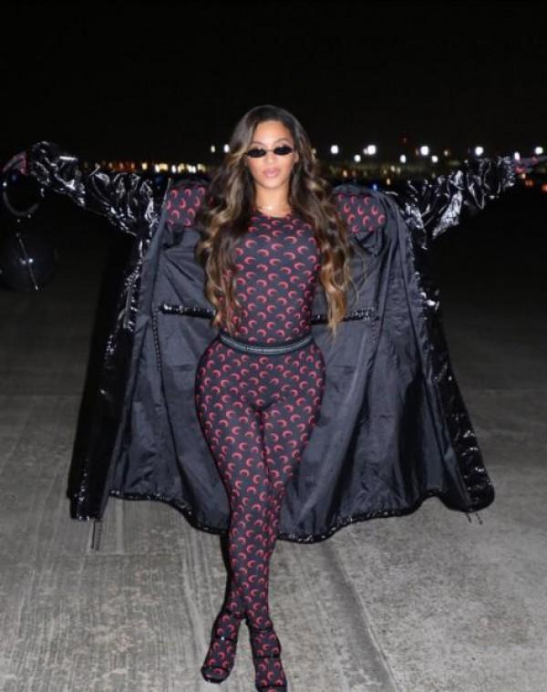 Fashion spotlight: Beyonce and Adele's Marine Serre moon-print outfits