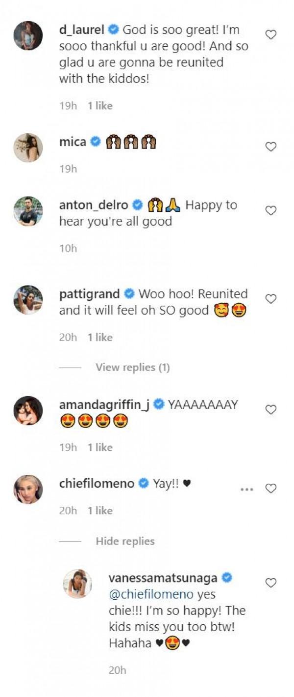 Screenshot taken from Vanessa Matsunagas Instagram account