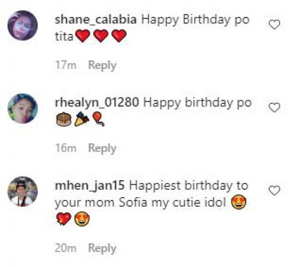 Allen Ansay greets Sofia Pablos mom