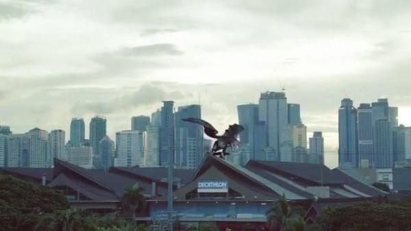 Dragon over Pasig City