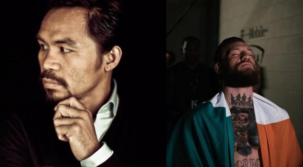 Manny Pacquiao at Conor McGregor