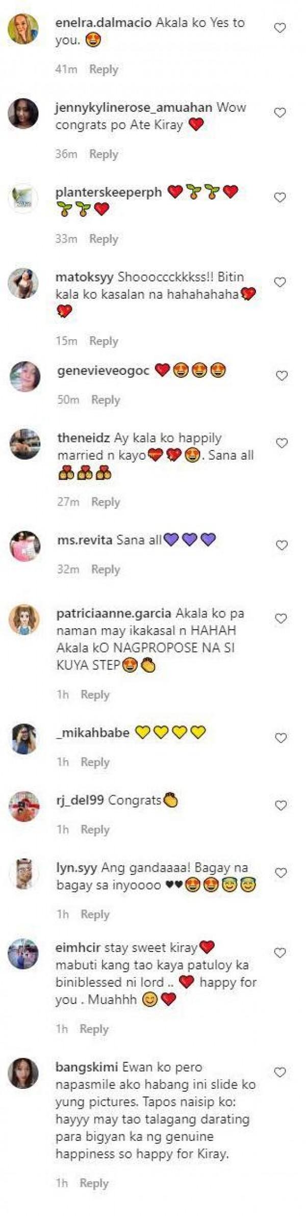 Reaksyon ng netizens sa litrato ni Kiray Celis