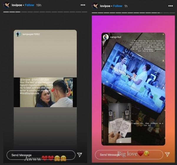 Netizens nag react sa pelikulang Hindi Tayo Pwede ni Lovi Poe