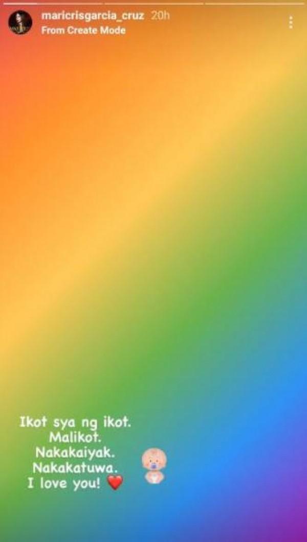 Maricris Garcia Instagram Story