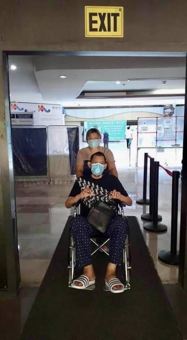 John Regala gets discharged from hospital