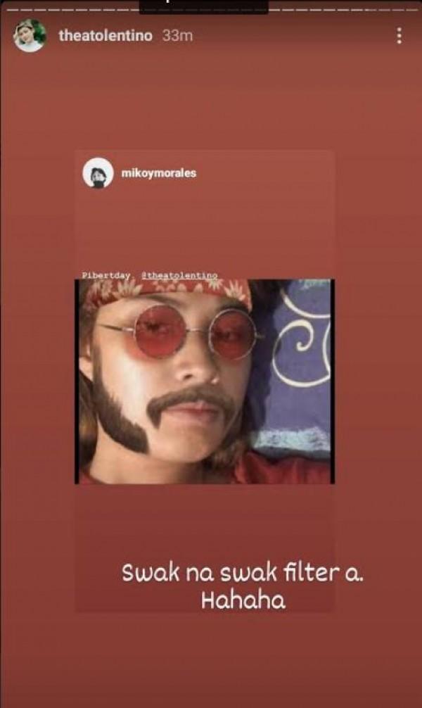 Thea Tolentino birthday greetings